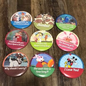 BUNDLE: Disney Parks Inspire Buttons / Pins